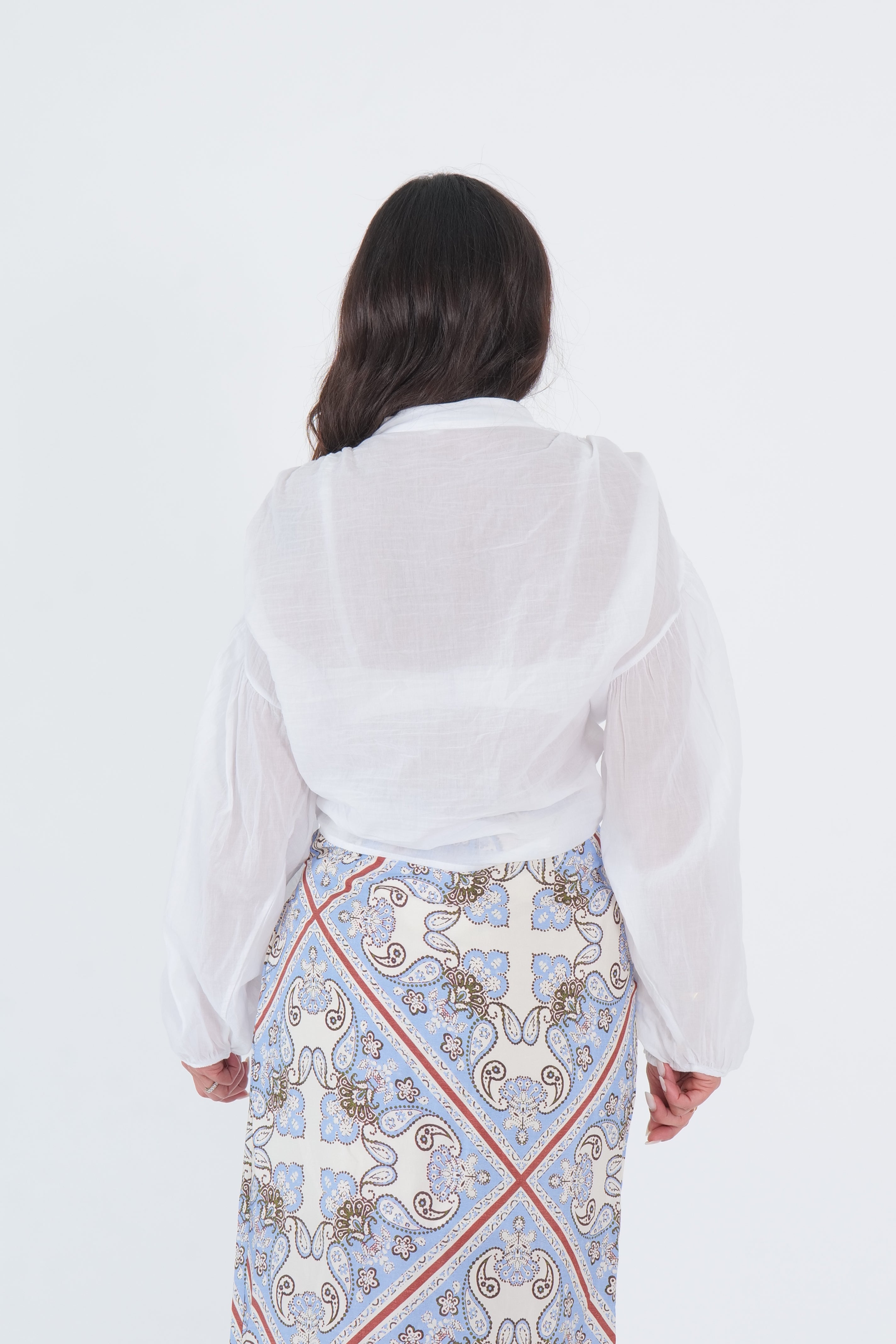 CAMICIA MUSSOLA BIANCA