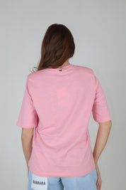 T-SHIRT SPALLINE COLORS ROSA