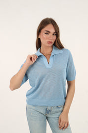POLO RAINBOW CELESTE
