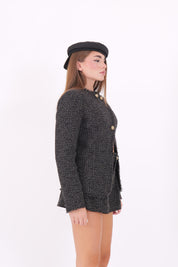 GIACCA LONDON NERO/MORO