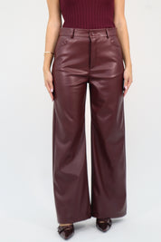 ECO-LEATHER TROUSERS