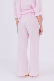 PANTALONE LINO ROSA DIXIE