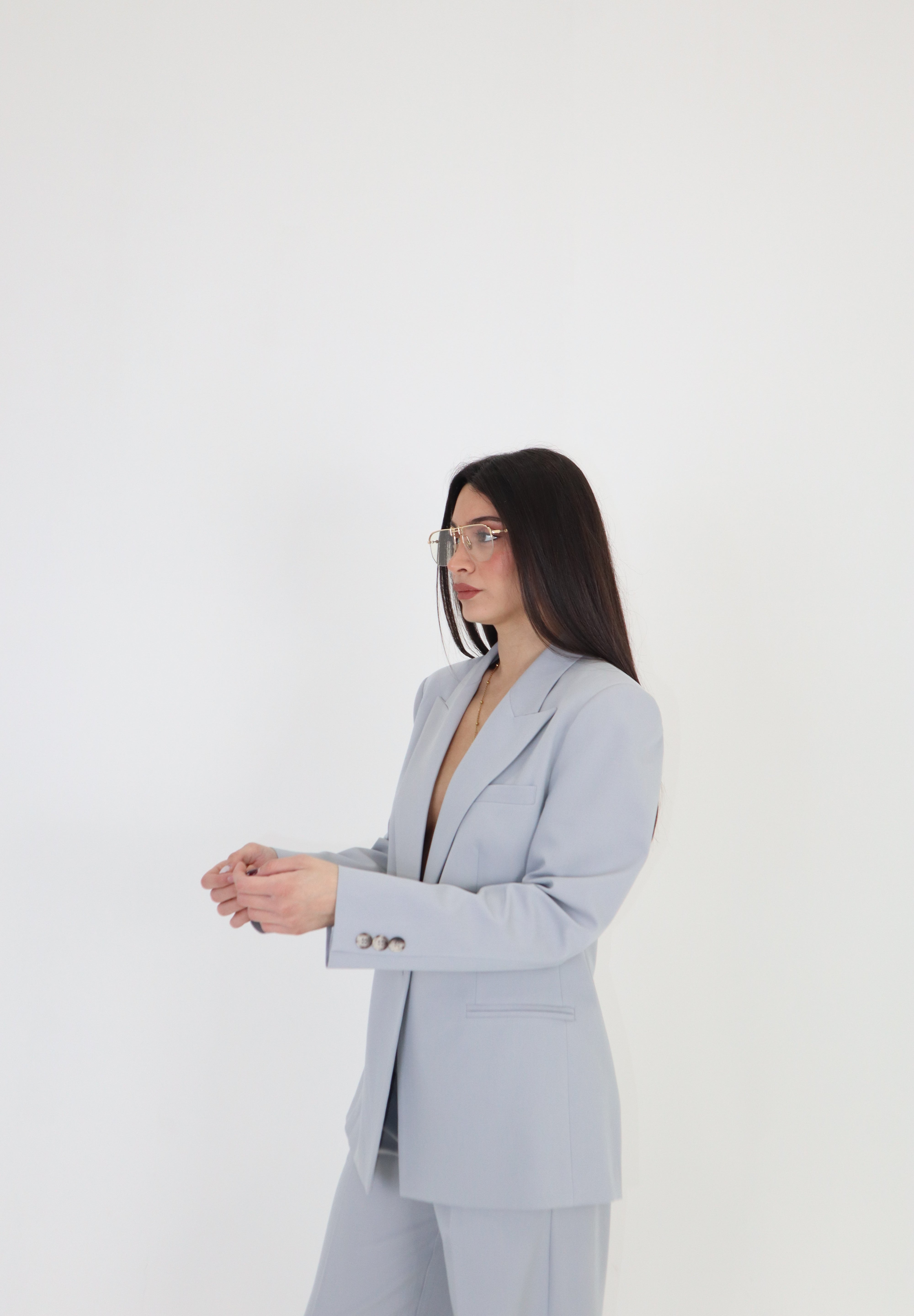 BLAZER SOPHIA GHIACCIO