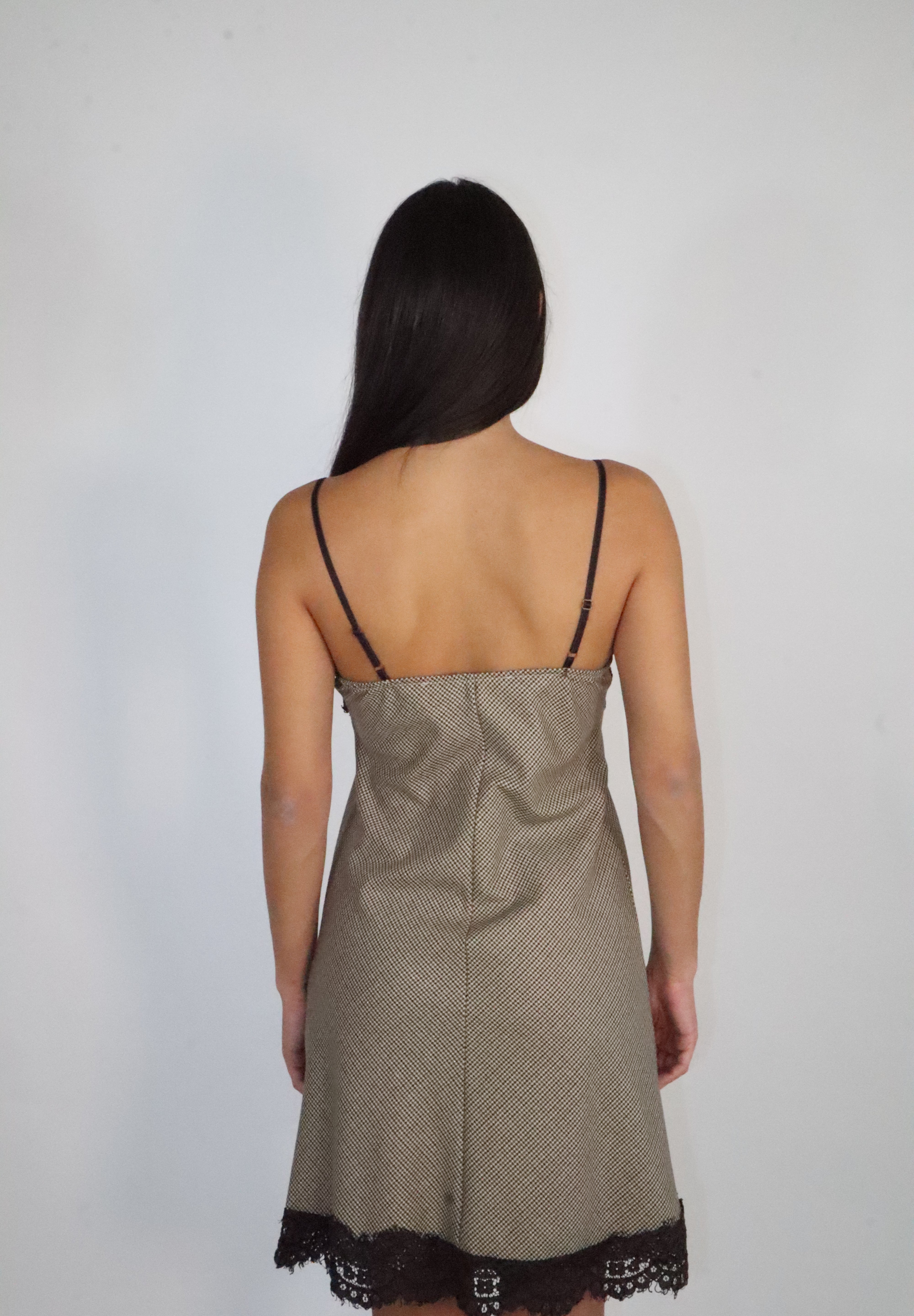 MINI DRESS EVA PIZZO E CHECK