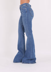 DENIM GISELE FLARE BLU