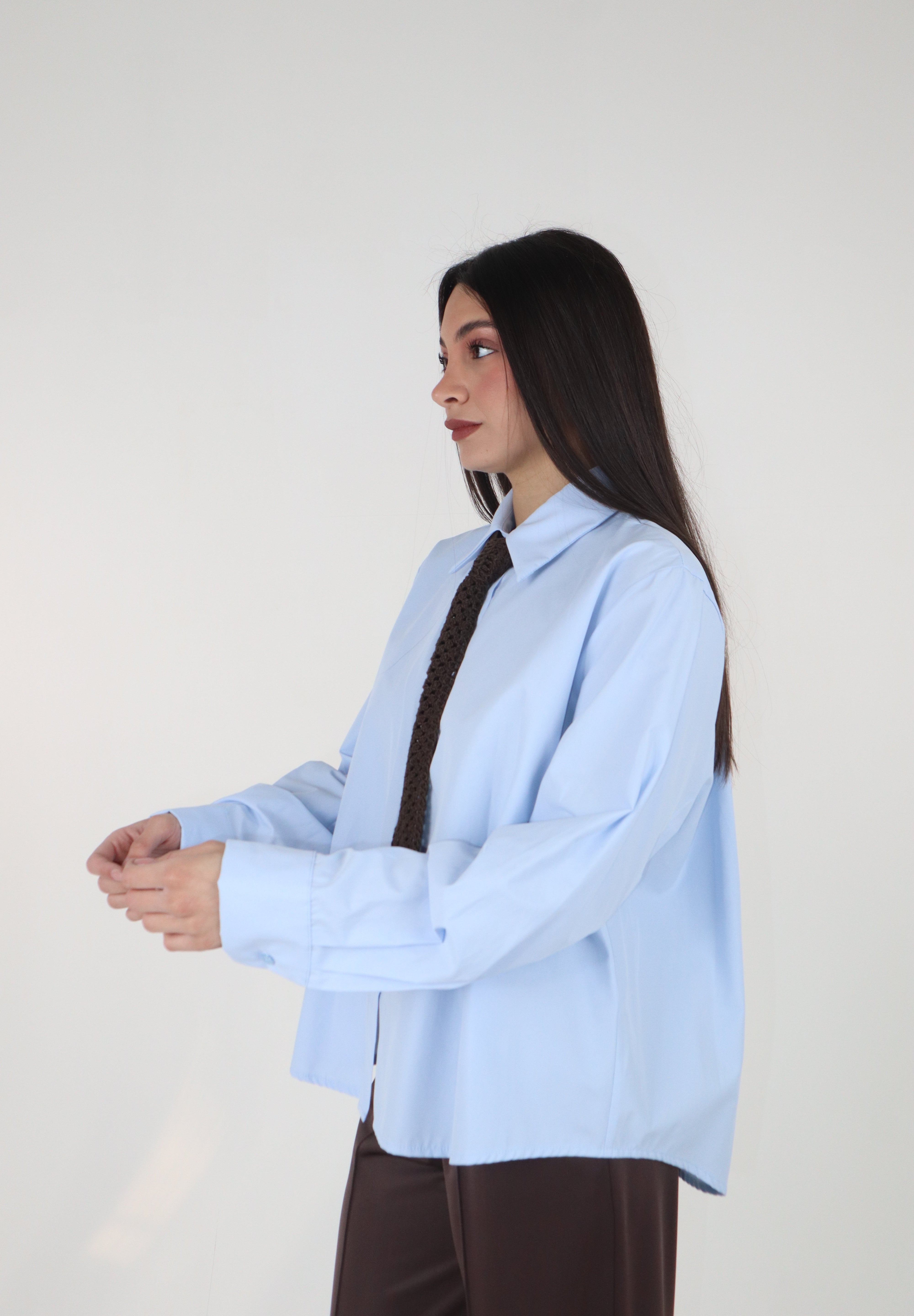 CAMICIA CRAVATTA CROCHET