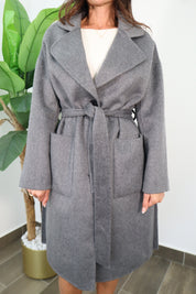 SHORT COAT WITH BELT