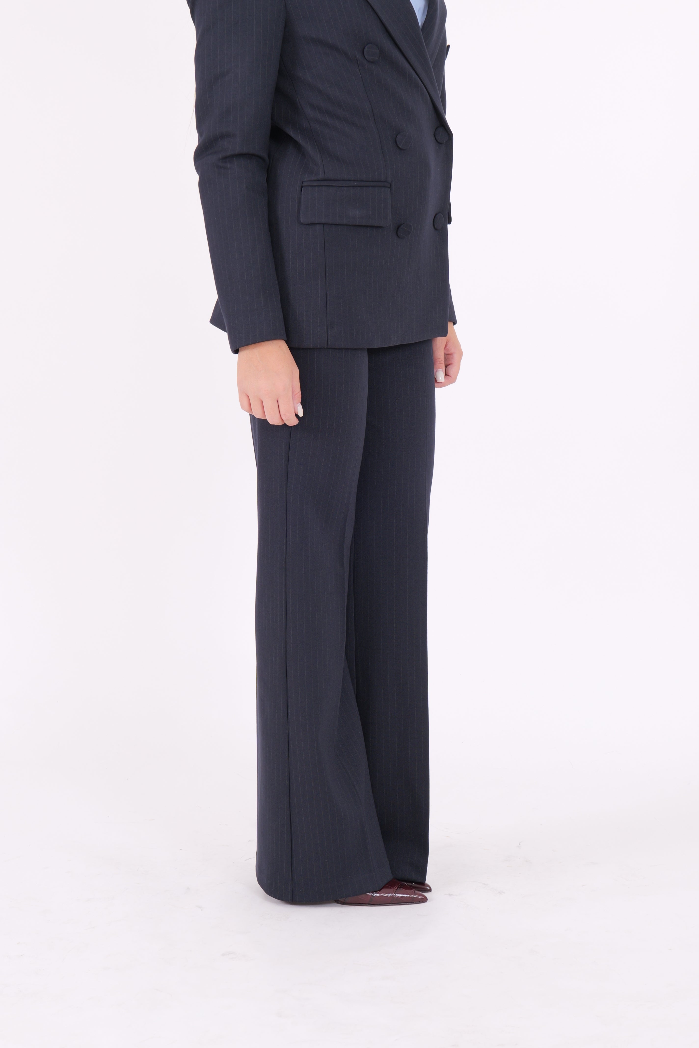 PANTALONE TOKYO GESSATO BLU