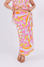 GONNA LUNGA MULTICOLOR