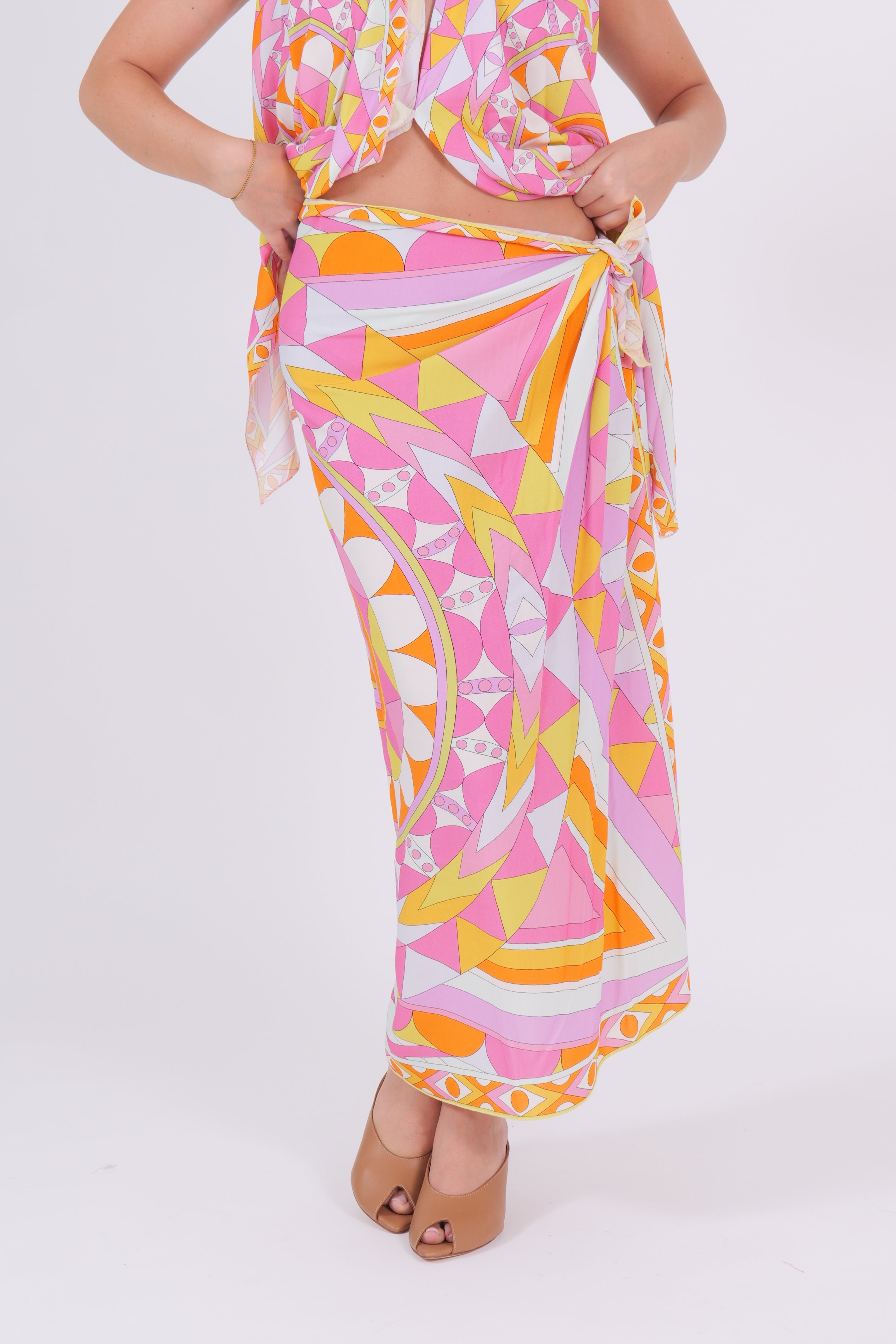 GONNA LUNGA MULTICOLOR