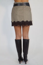 MINIGONNA EVA PIZZO E CHECK