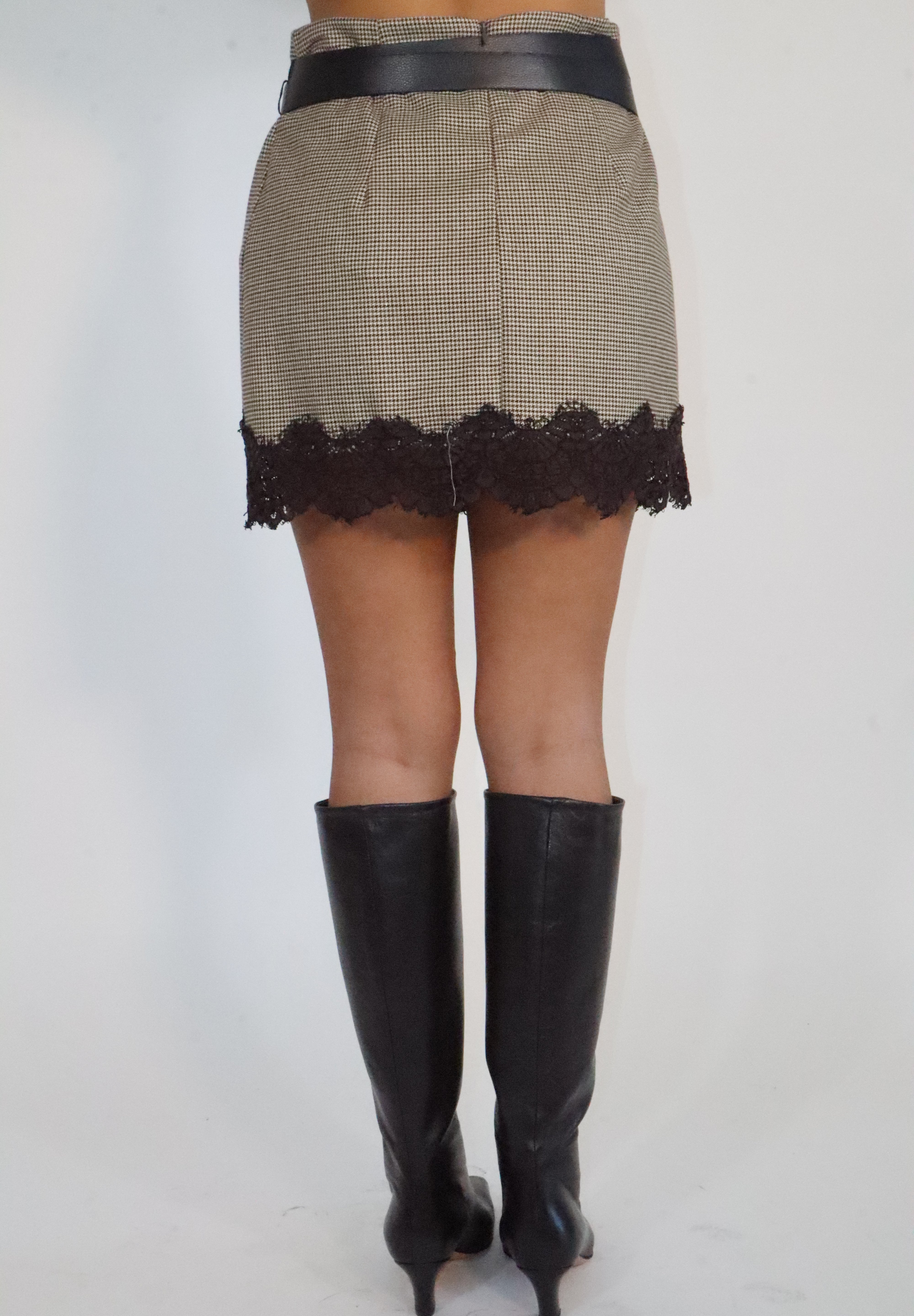 MINIGONNA EVA PIZZO E CHECK