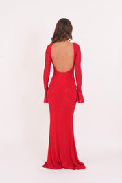 DRESS ALGEDI ROSSO