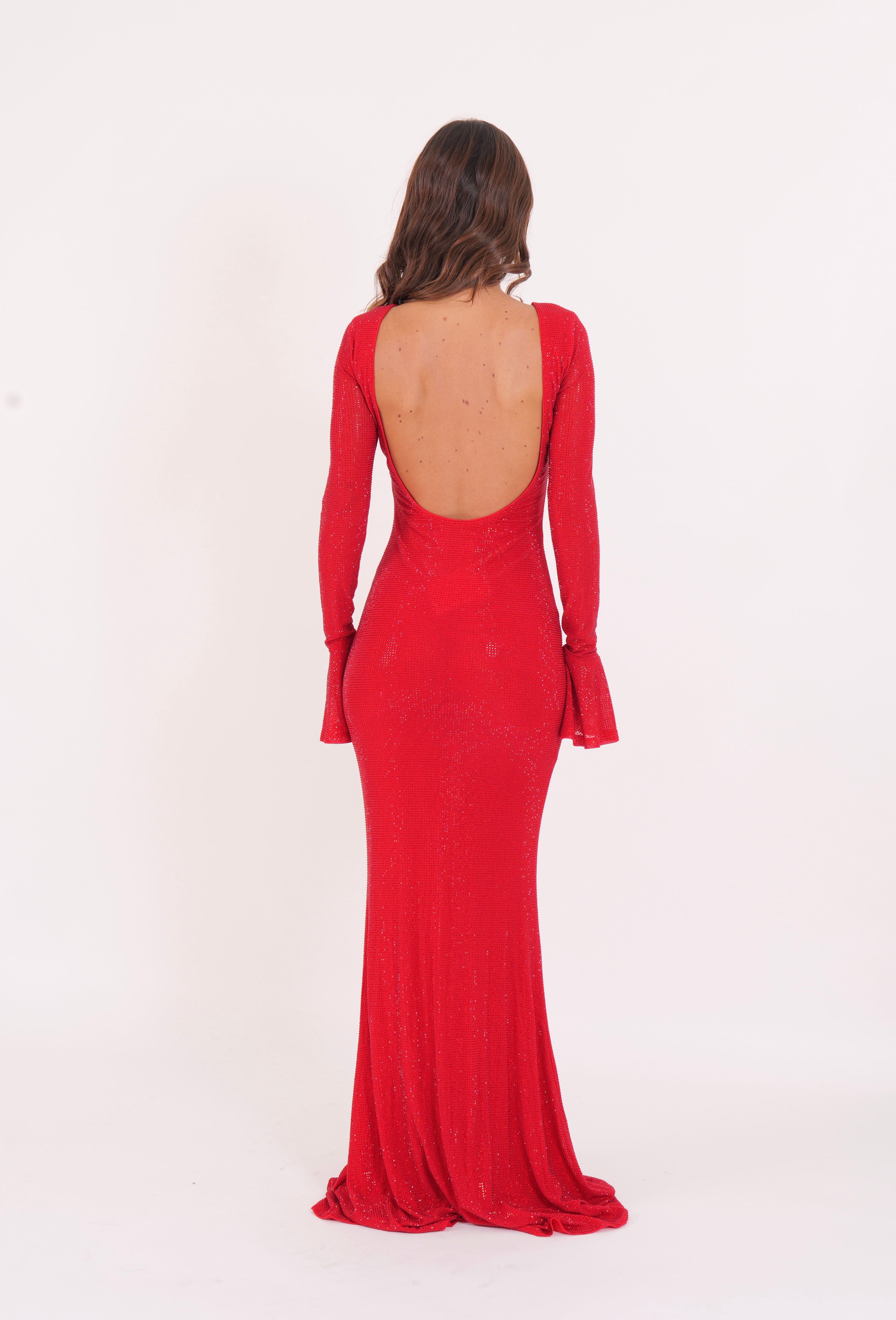 DRESS ALGEDI ROSSO