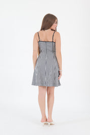 MINI DRESS VICHY NERO