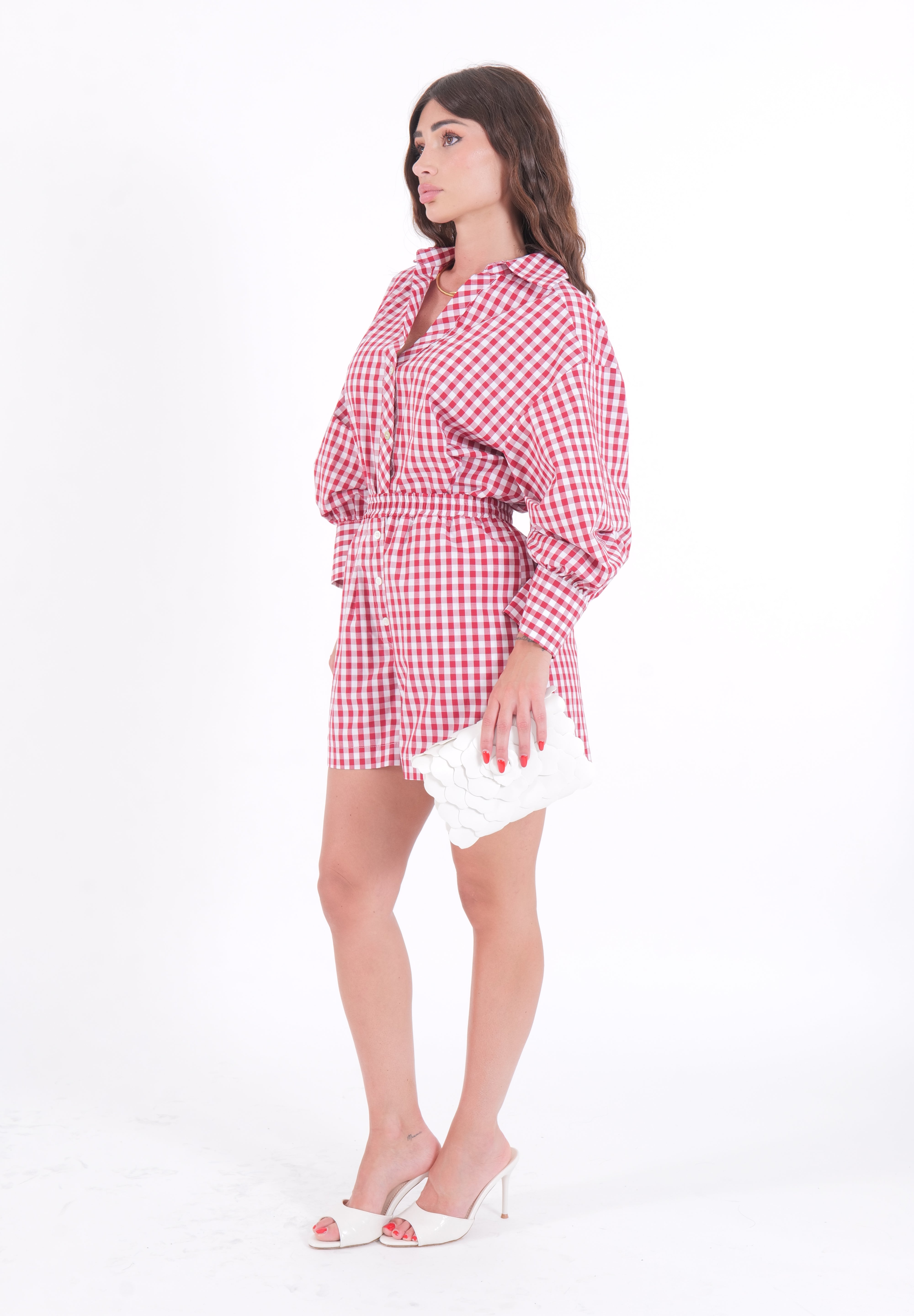 SHORT OLISE ROSSO