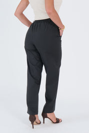 PANTALONI COTTON NERO