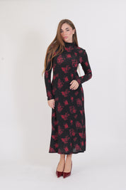 ABITO FIORI BLACK
