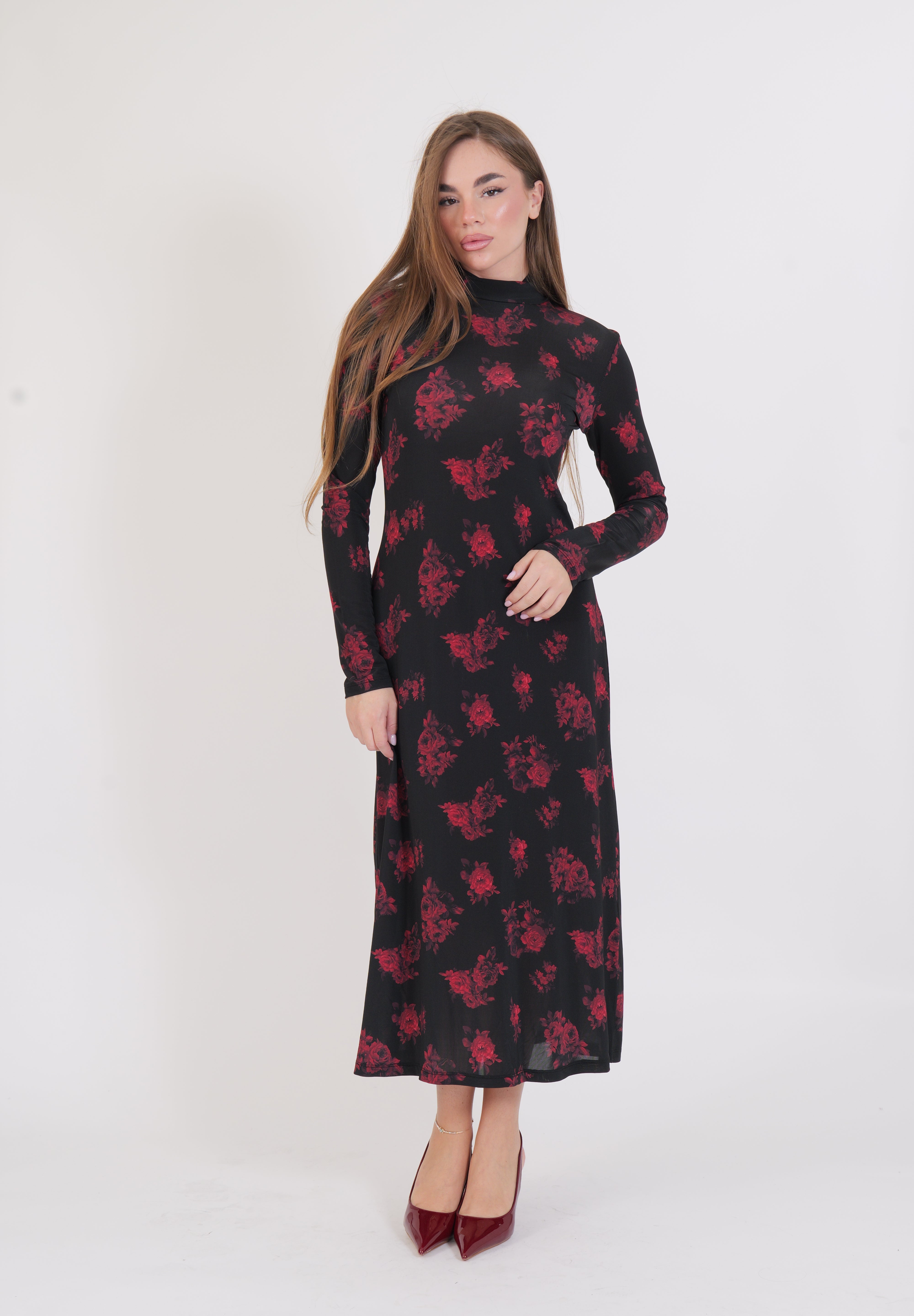 ABITO FIORI BLACK