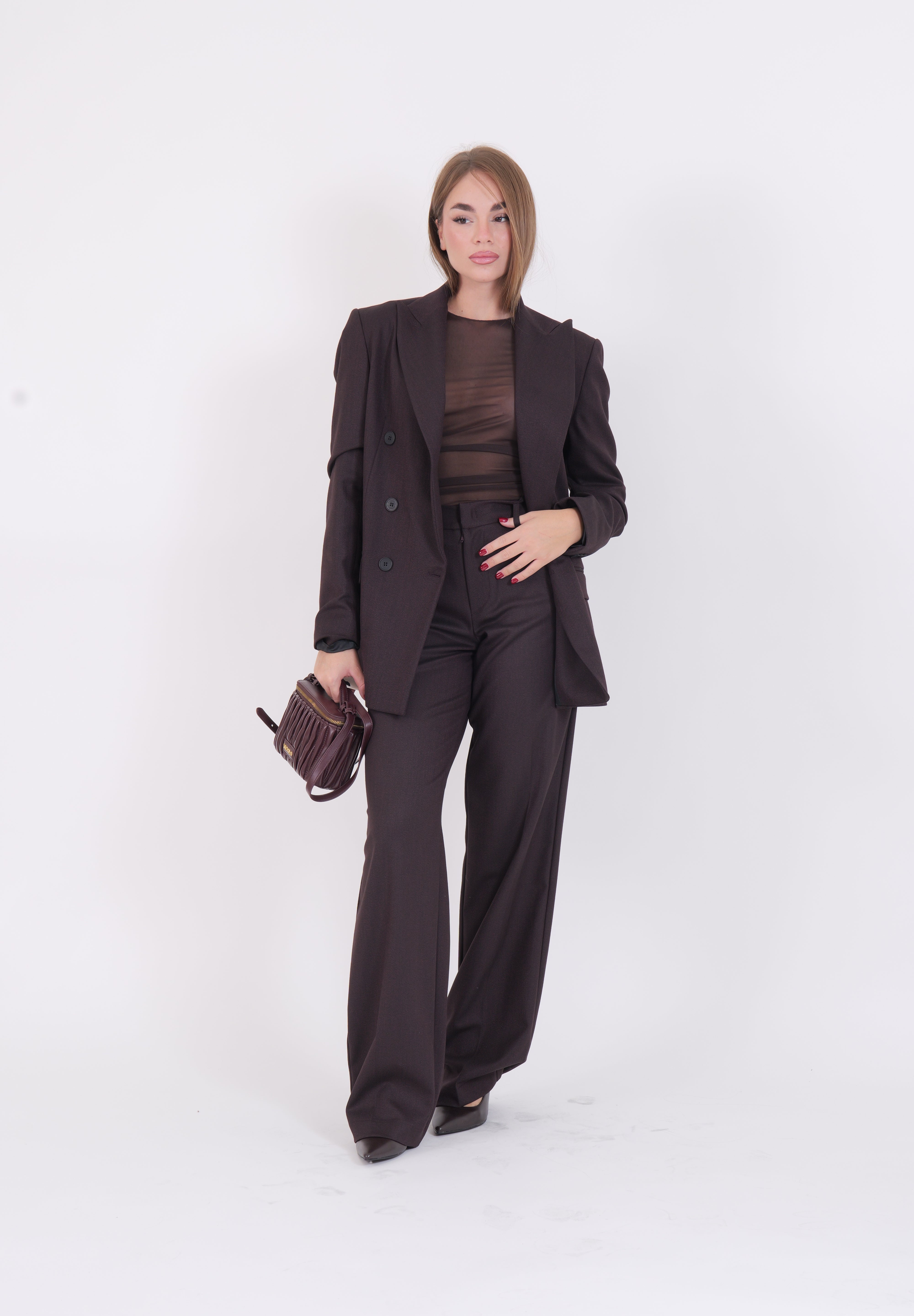PANTALONE BORDEAUX MAR DE MARGARITAS