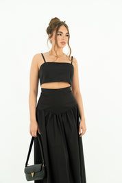 TOP COACHELLA NERO