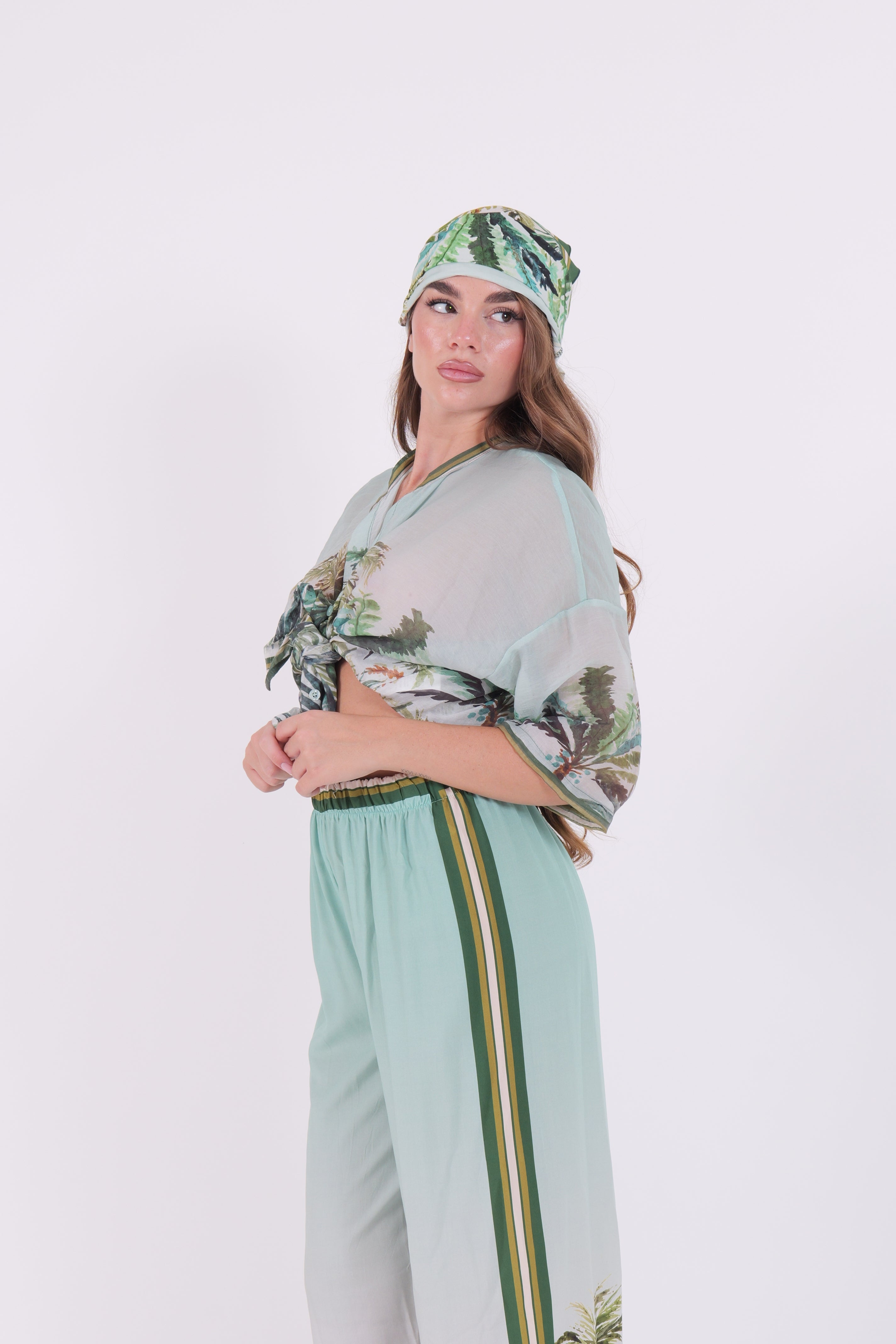 CAMICIA NATURE VERDE