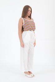 JUMPSUIT BIANCA VIOLA E CAMMELLO