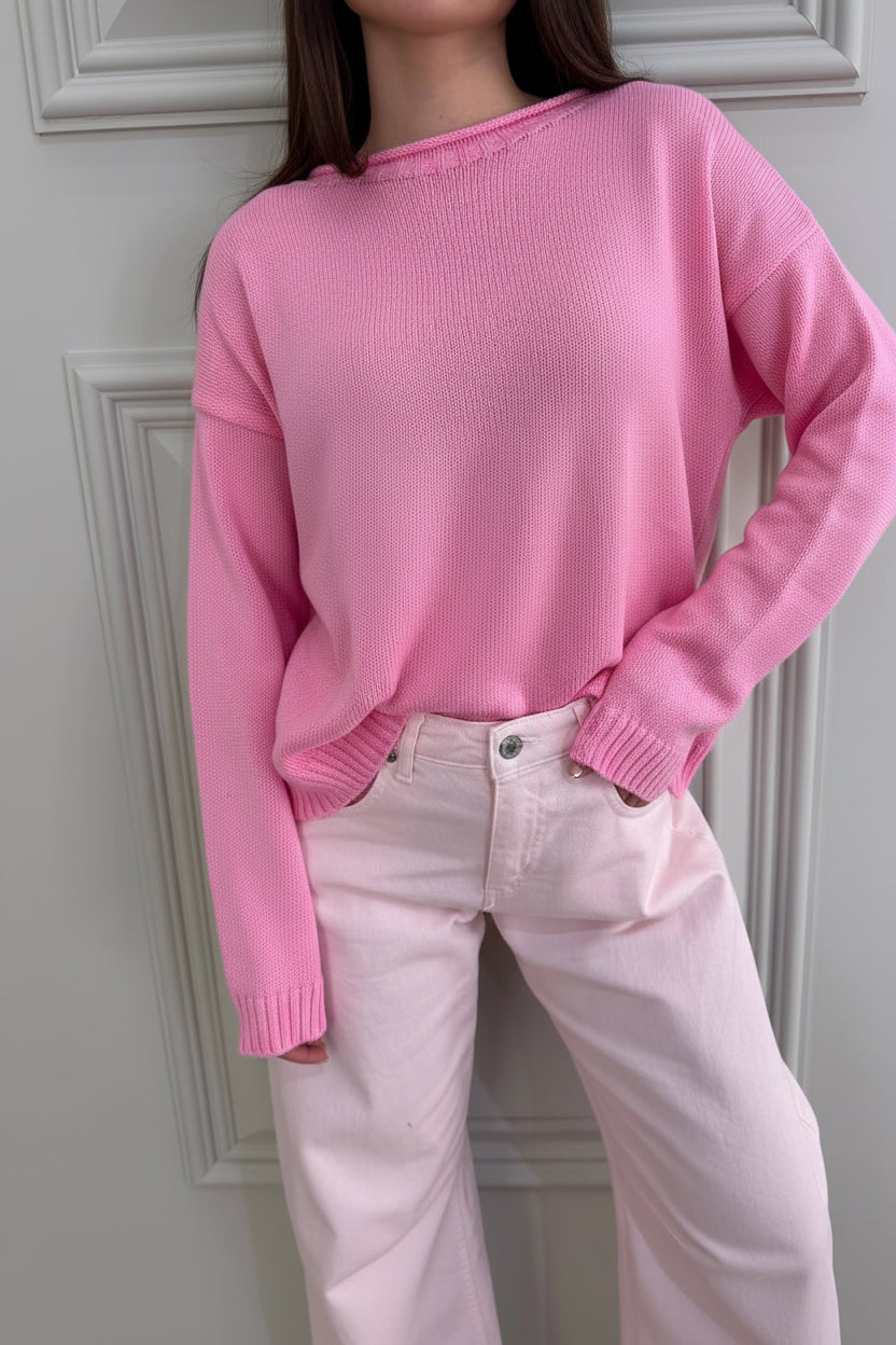 MAGLIA PARICOLLO PINK