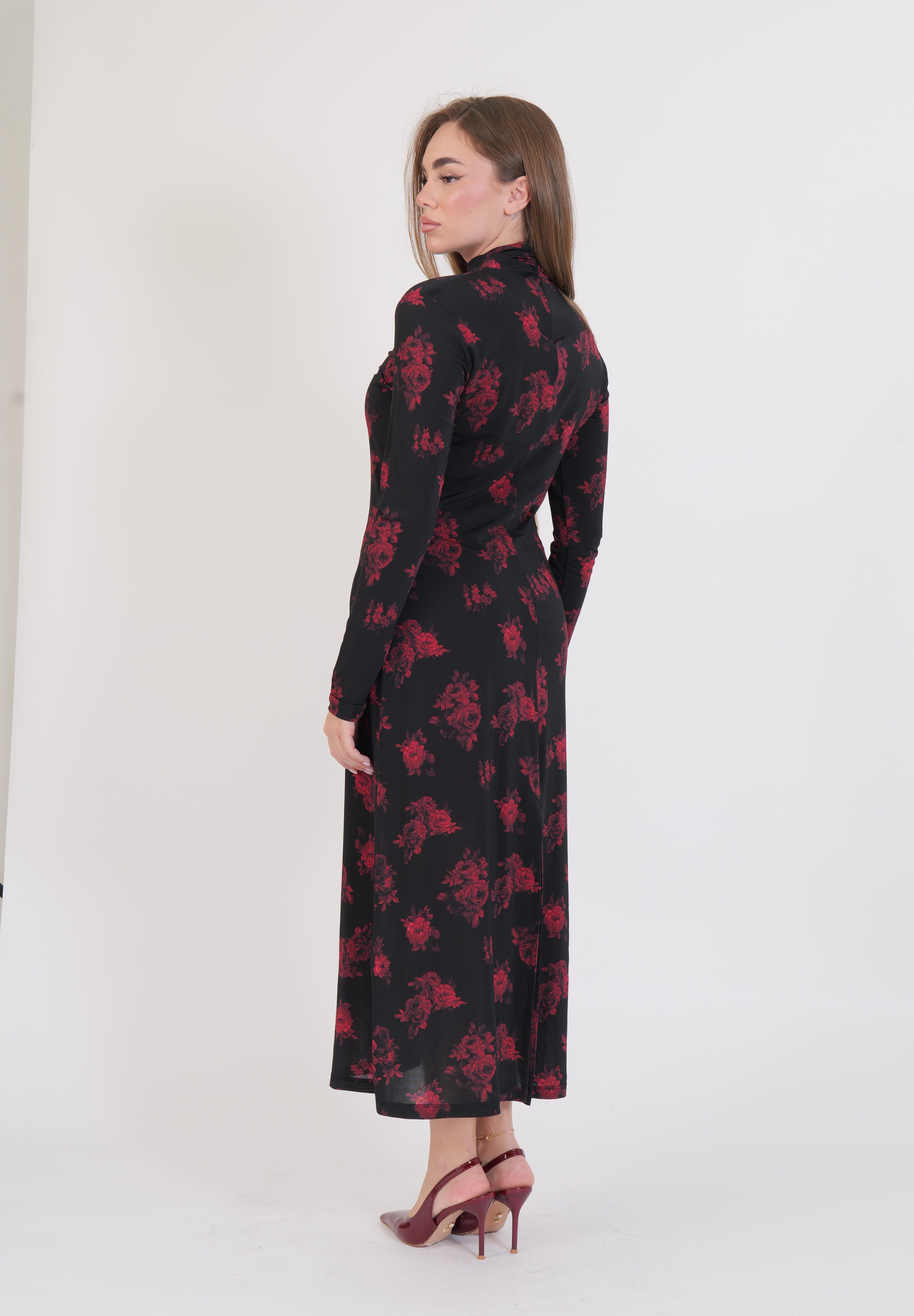 ABITO FIORI BLACK