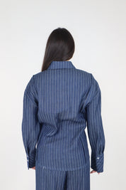 CAMICIA DENIM GESSATA