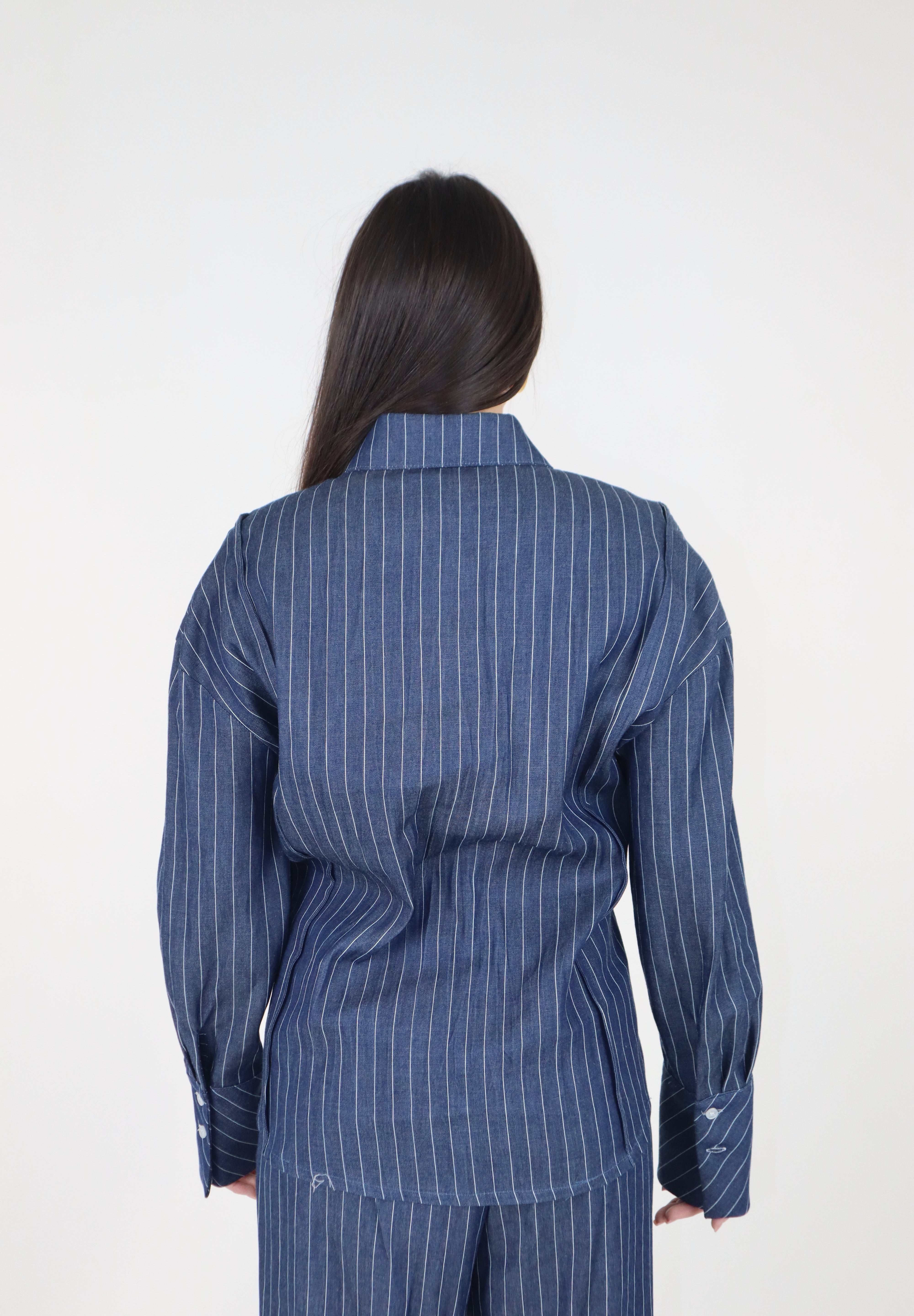 CAMICIA DENIM GESSATA