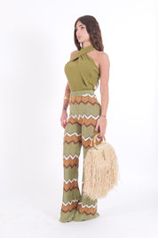 PANTALONE OLIVIA MILITARE