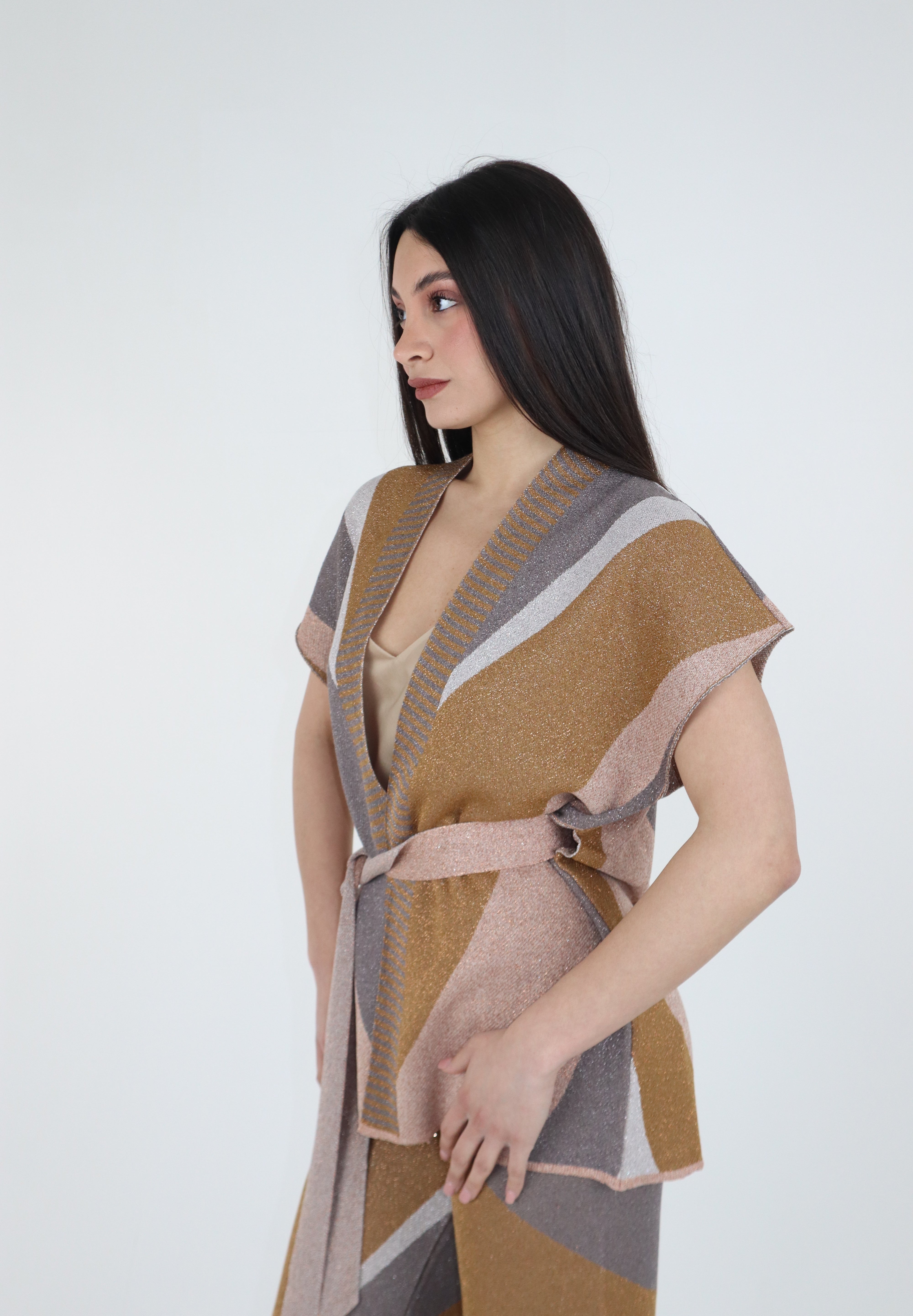CARDIGAN JACQUARD WAVES