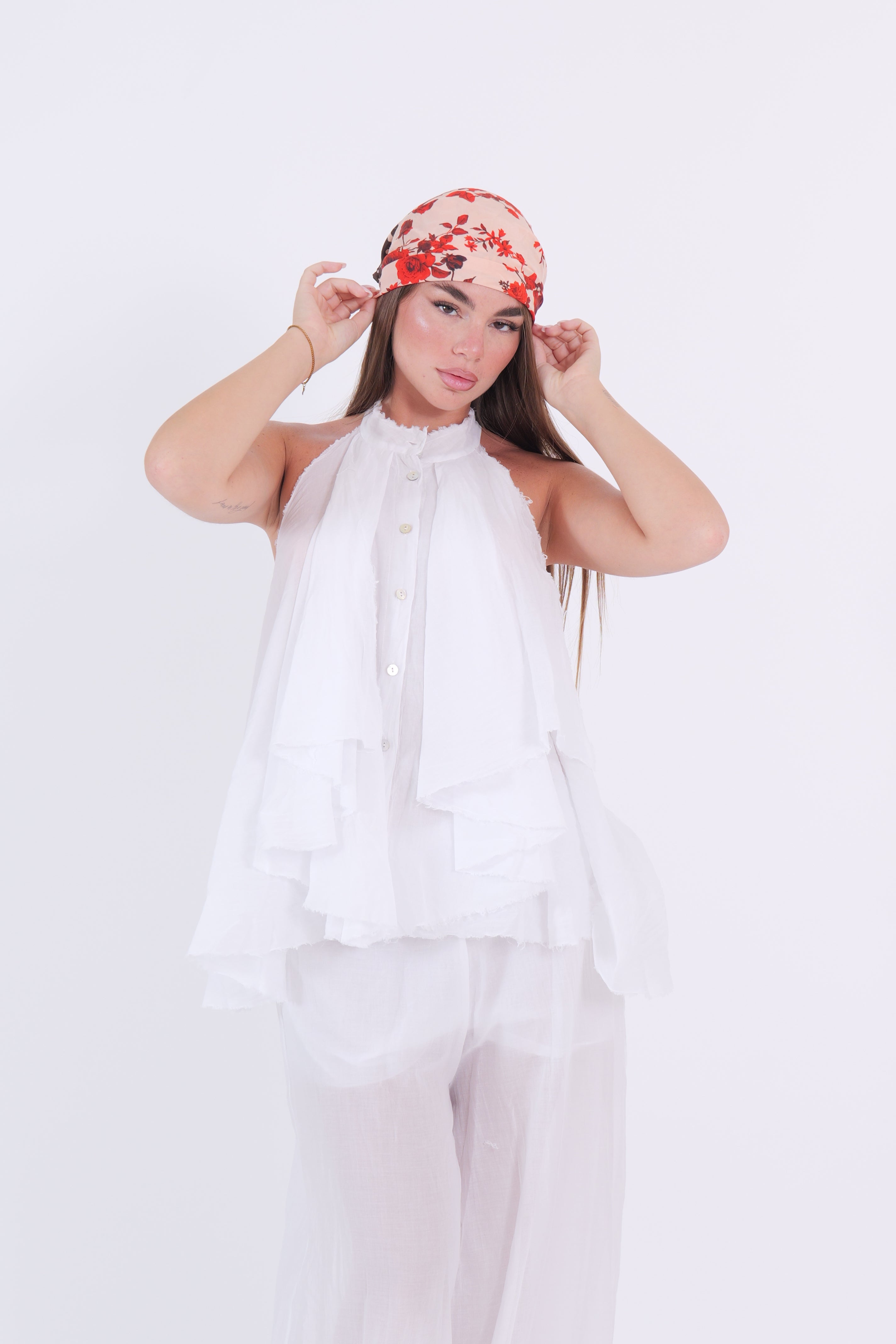 TOP CAMICIA BIANCO