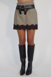 MINIGONNA EVA PIZZO E CHECK