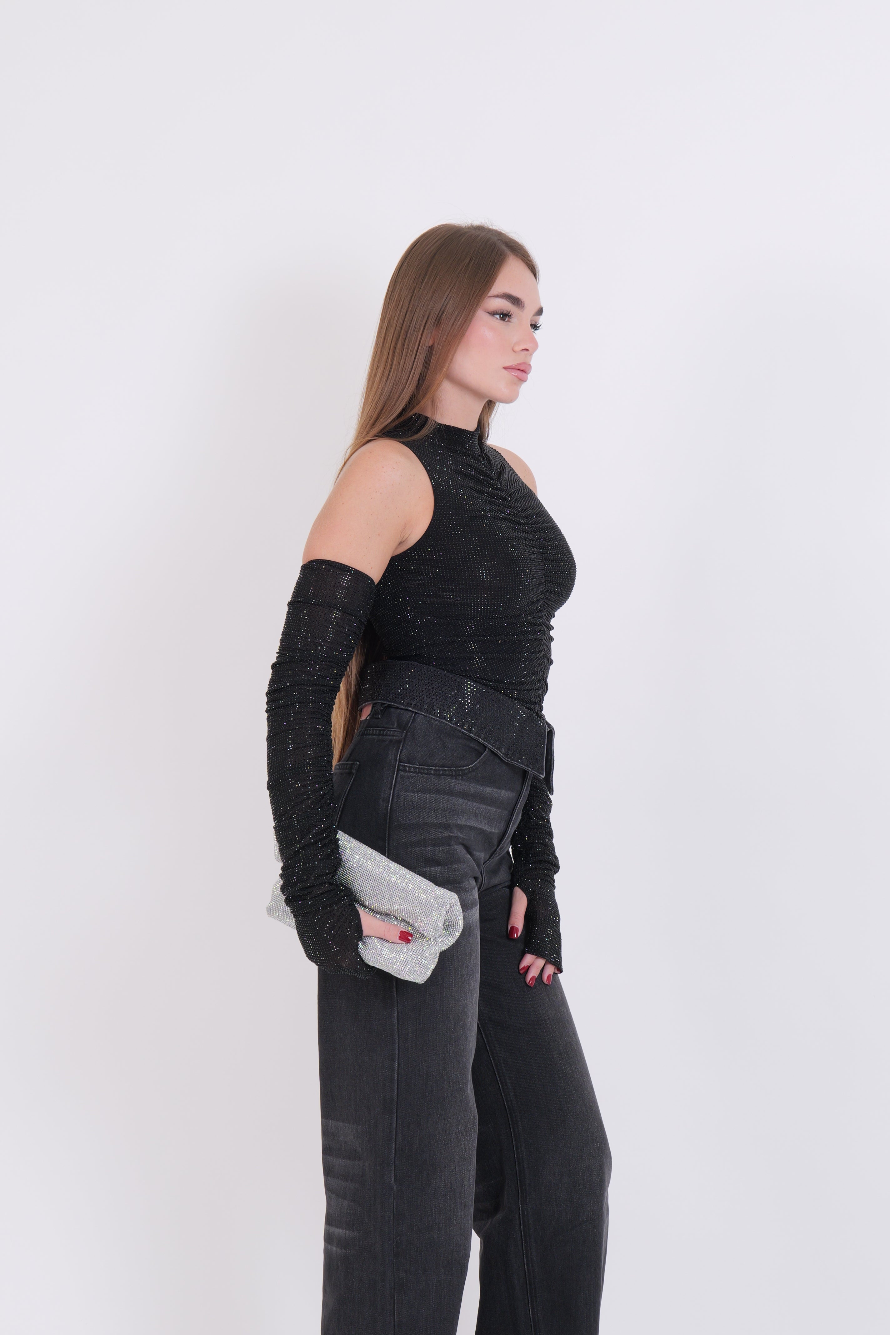 BODY TRAVA WITH GLOVE NERO
