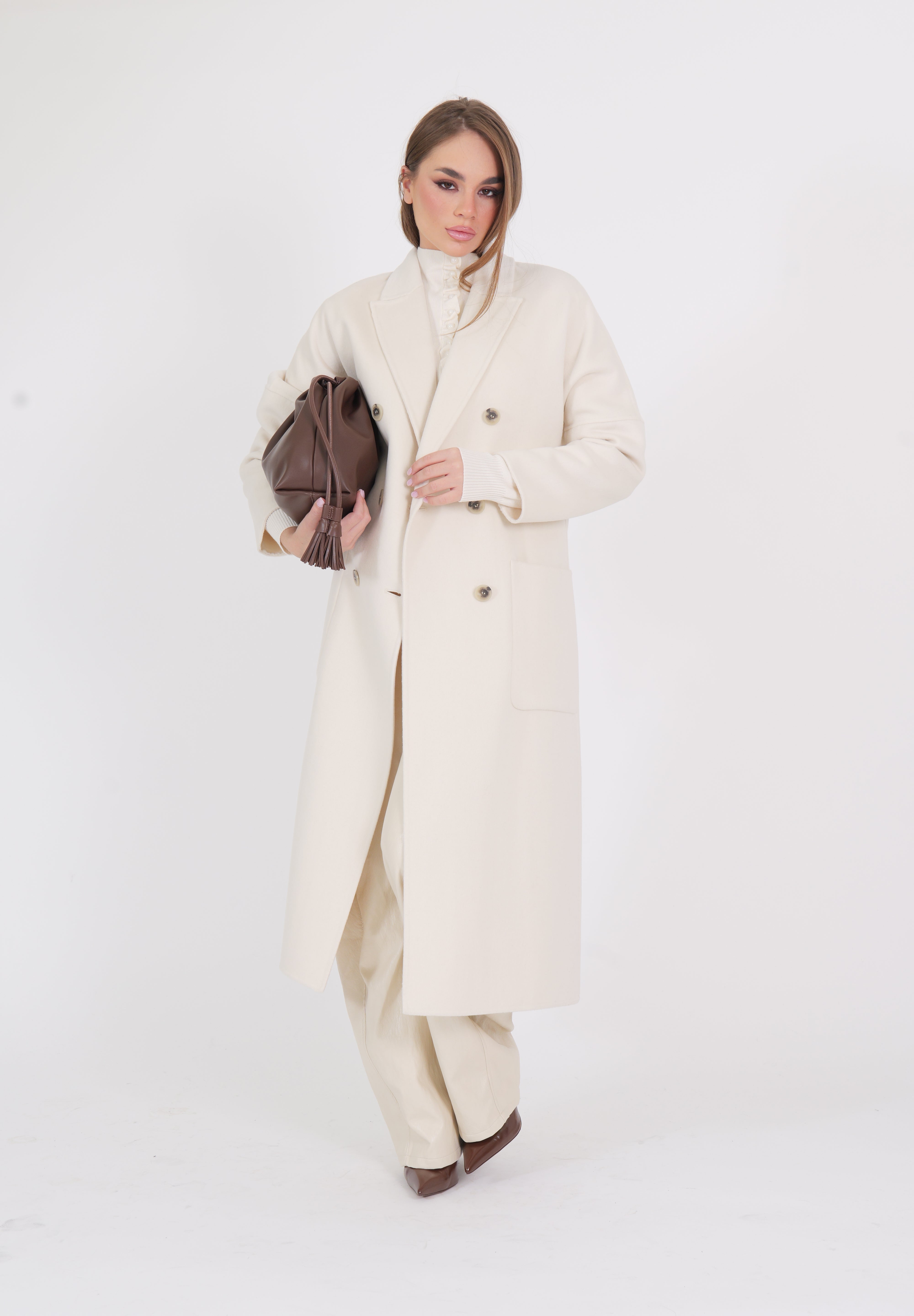 CAPPOTTO 6 BOTTONI BURRO