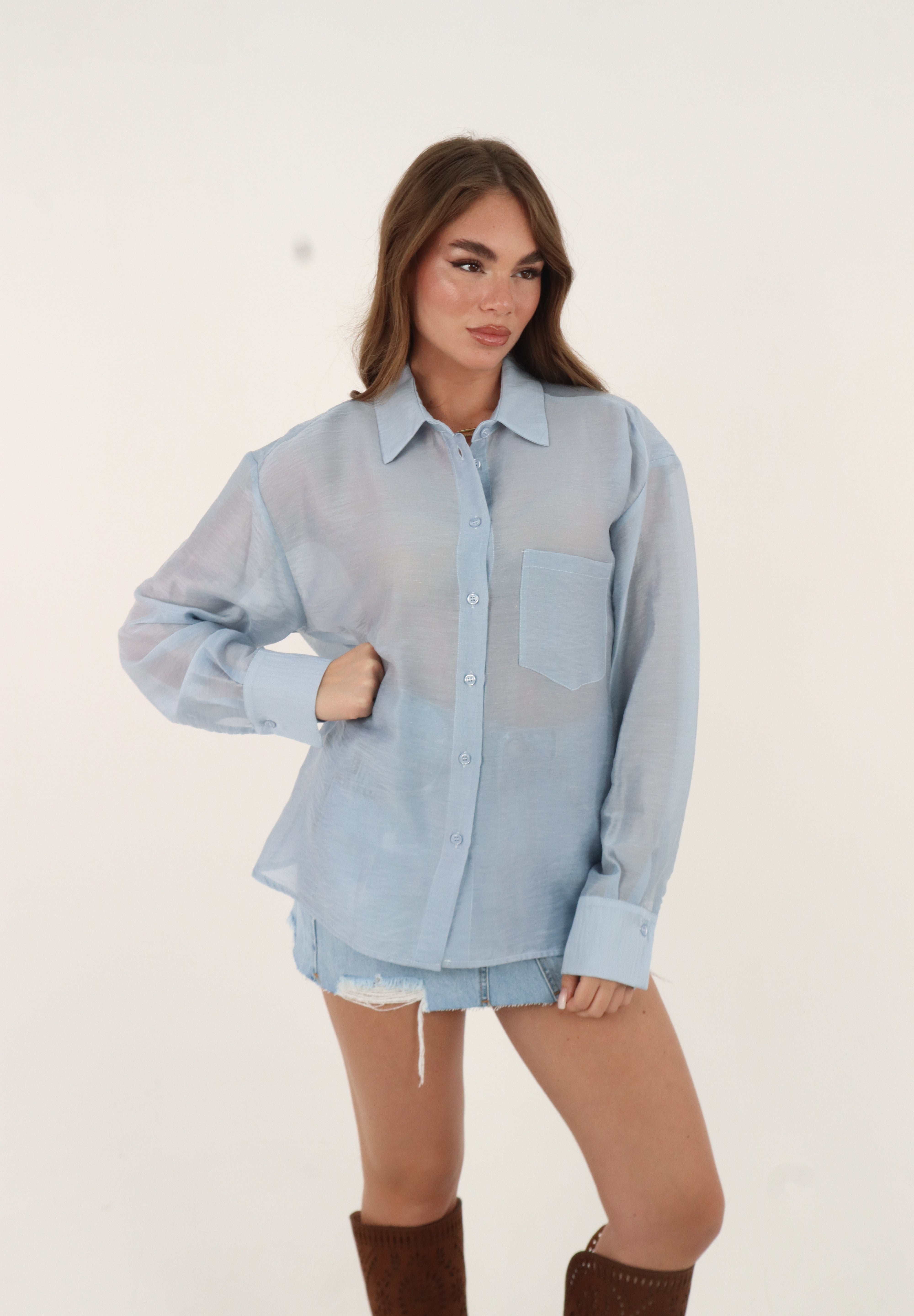 CAMICIA VEIL SKY
