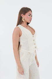 GILET LINO BUTTER
