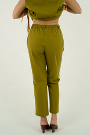 PANTALONE VERDE OLIO