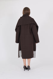 CAPPOTTO SCARF MORO
