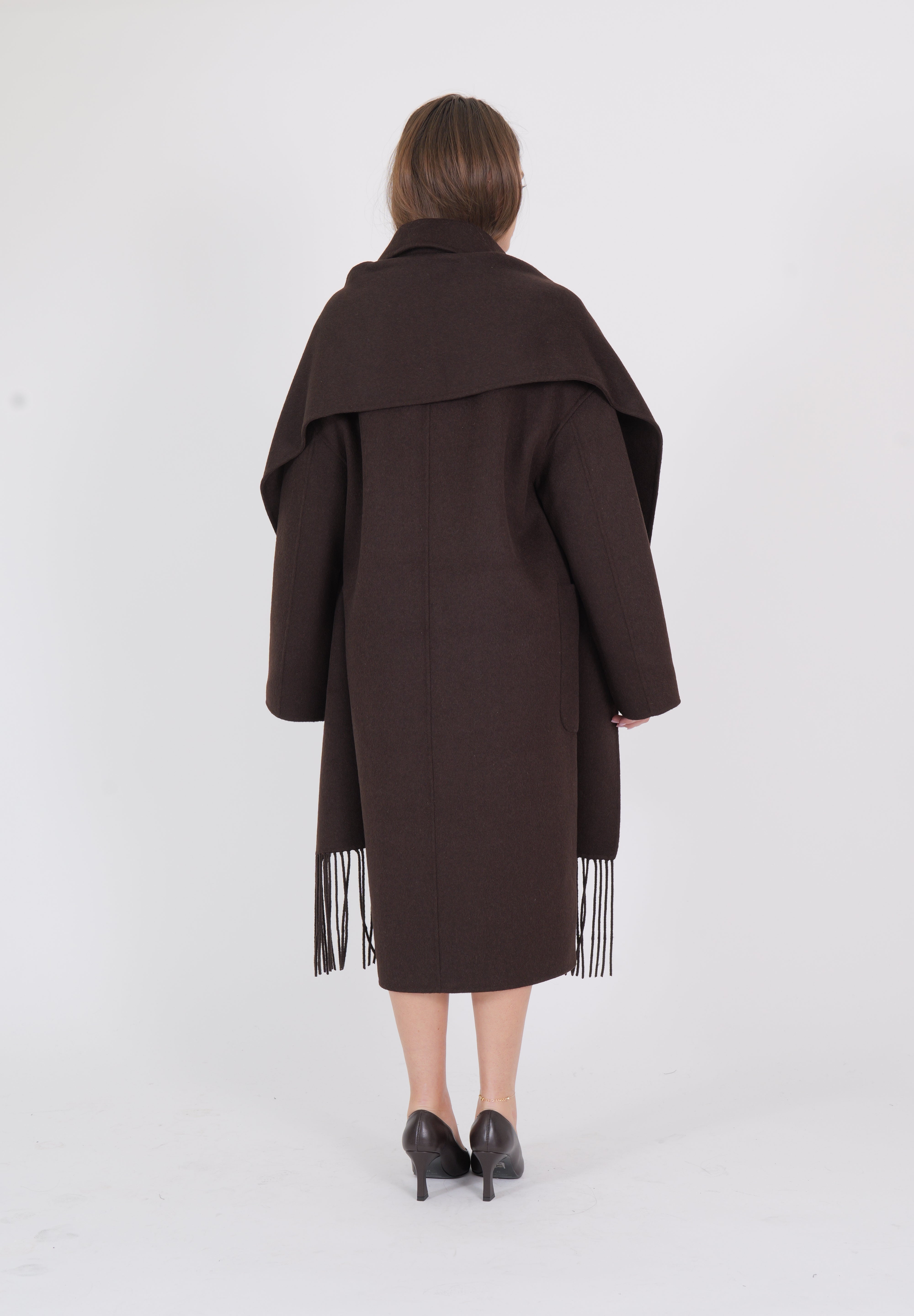 CAPPOTTO SCARF MORO