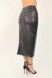 SKIRT LONGUETTE LEATHER