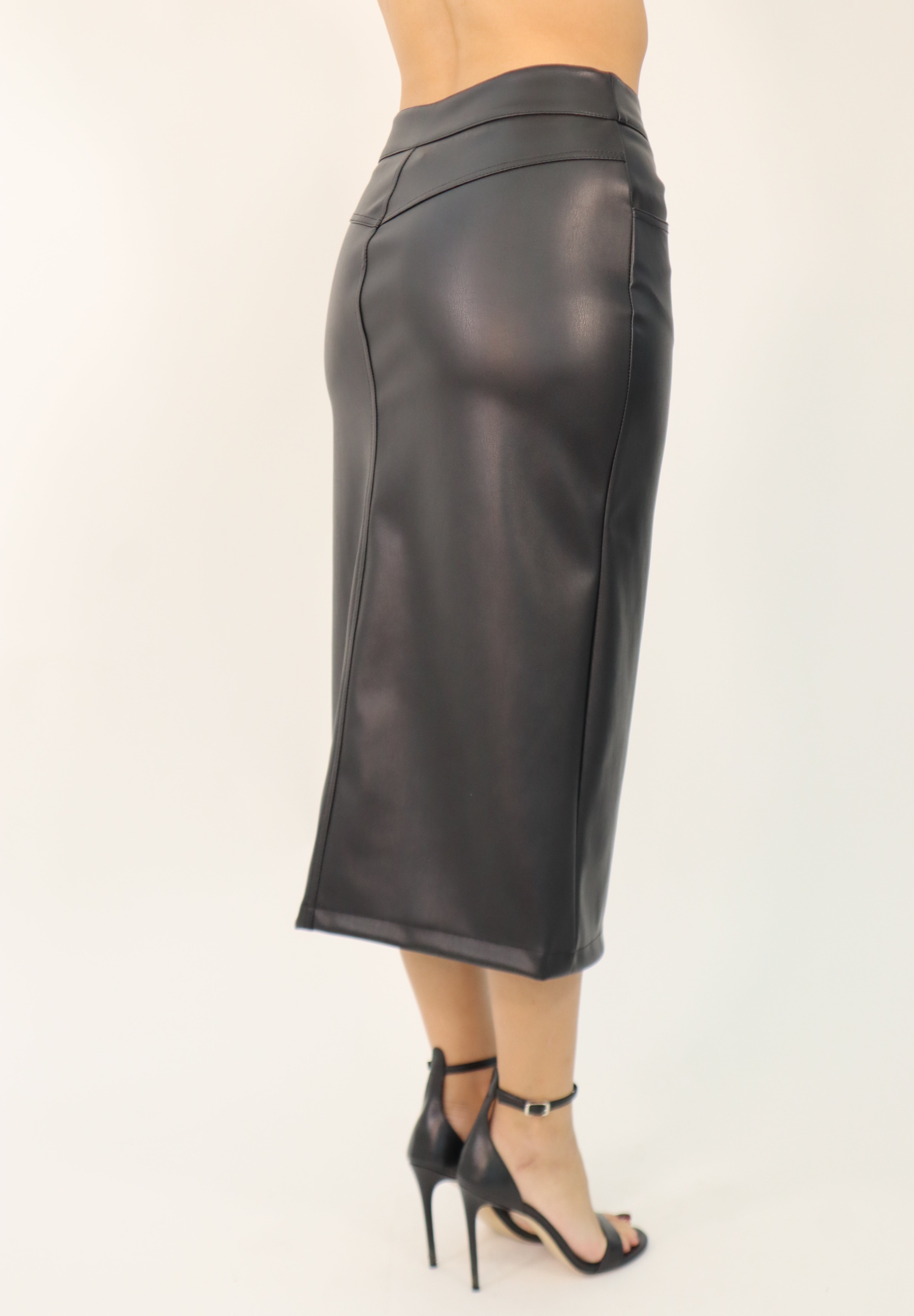 SKIRT LONGUETTE LEATHER