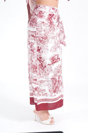 GONNA MIDI FOULARD TOILE INDIA