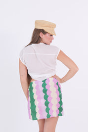 CAMICIA SMANICATA MUSSOLA BIANCO
