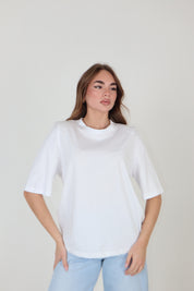 T-SHIRT SPALLINE COLORS BIANCO