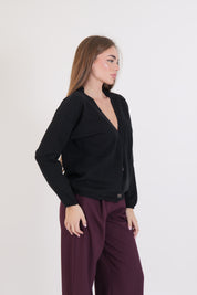 CARDIGAN NERO VICOLO