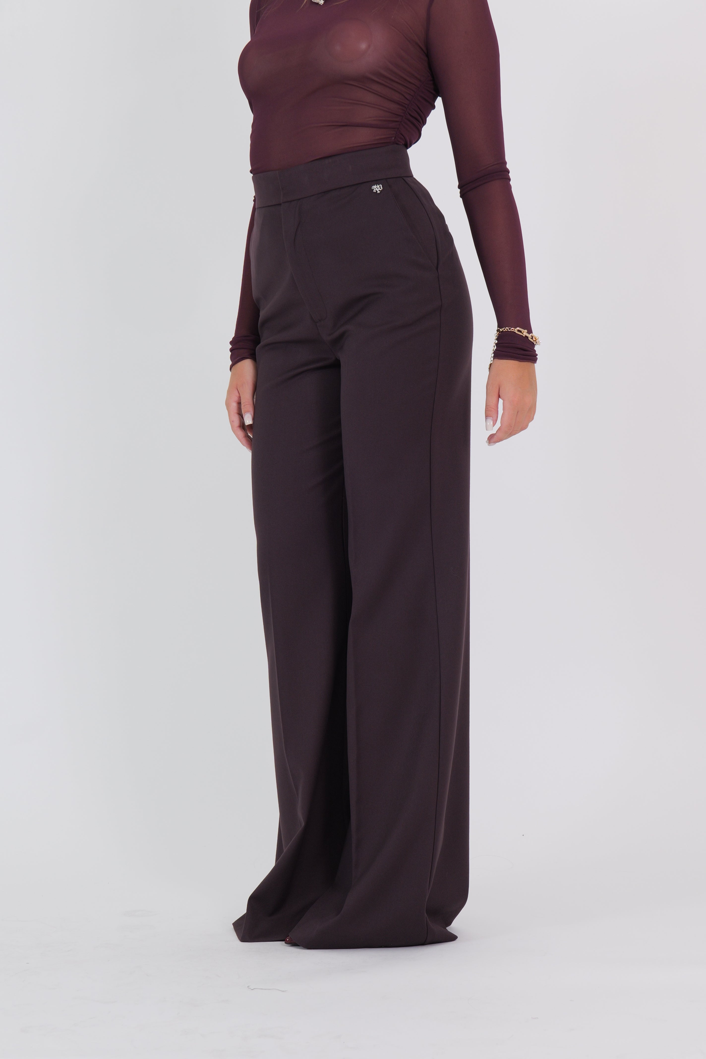 STRAIGHT RIO PANTS RUBY NOIR