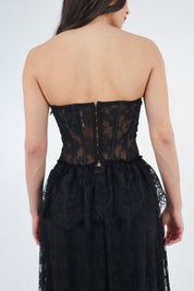 BUSTIER ERA NERO